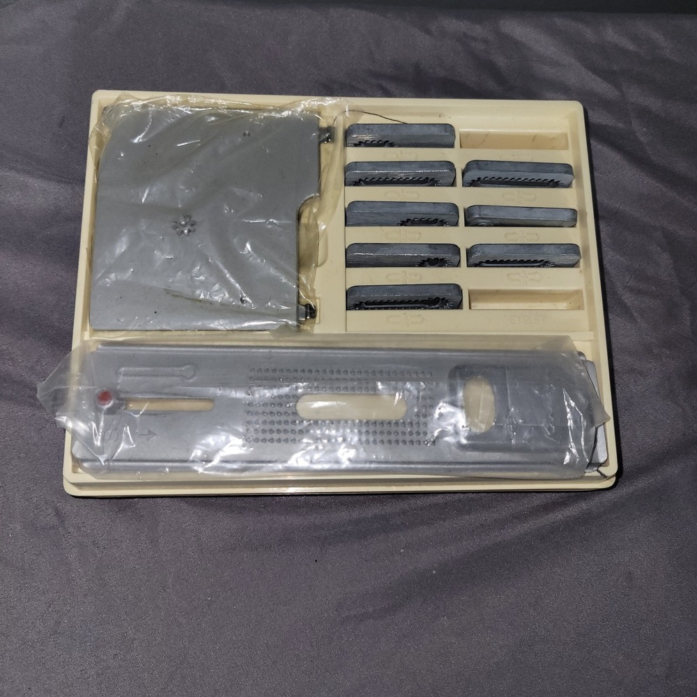Vintage Buttonholer Sears Kenmore Sewing Machine Accessory Notions Seamstress